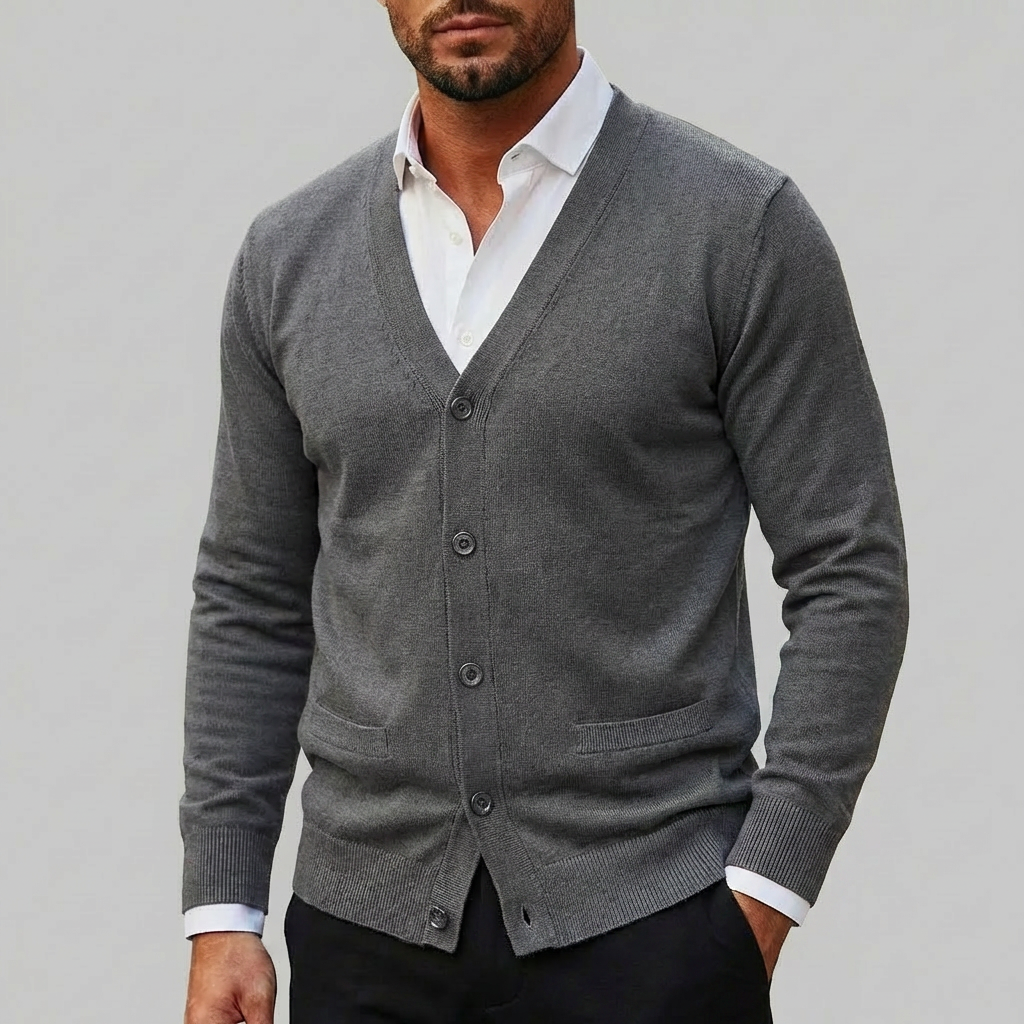 Neulecardigan miehille