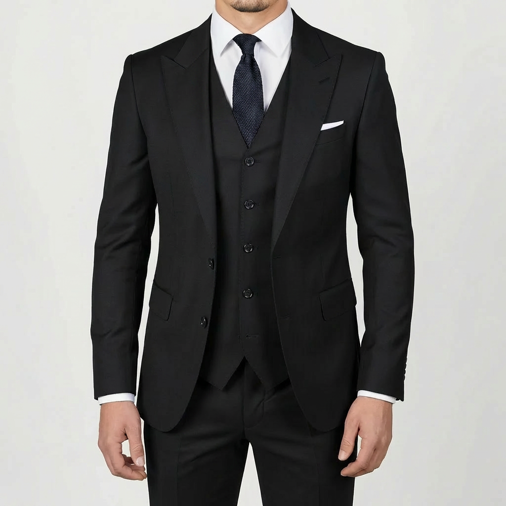Slim-Fit 3-osainen virallinen puku