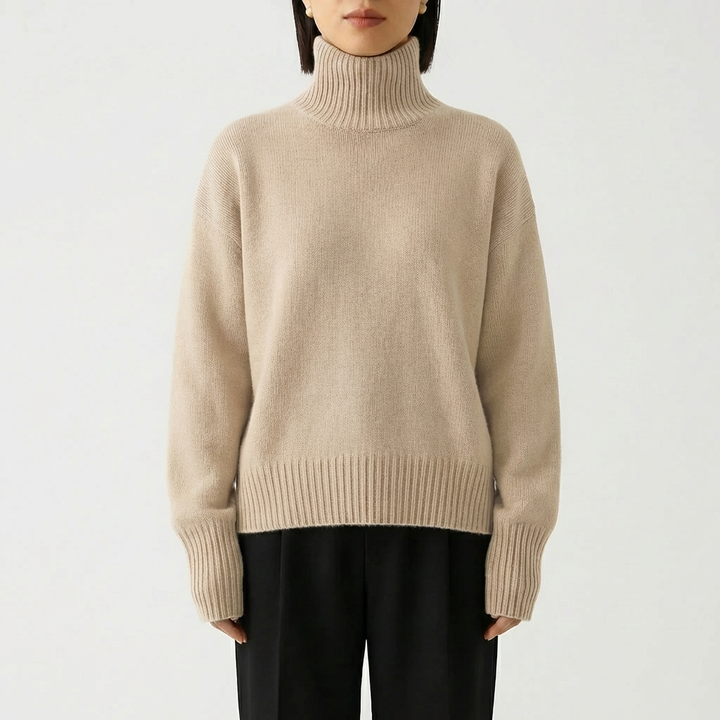 Rentoa Mitoitusta Turtleneck Poolopaita