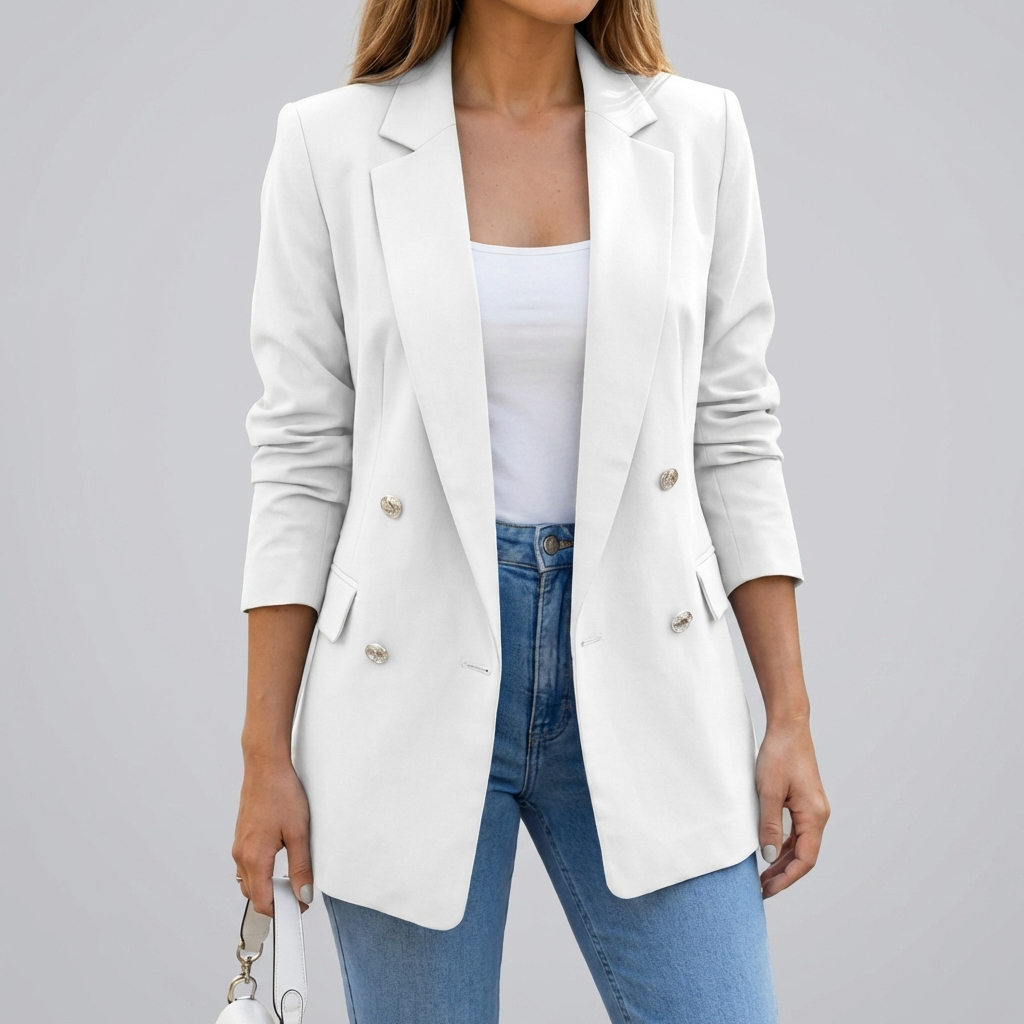 Muotitettu Kaksoisnapitus Blazer Naisille
