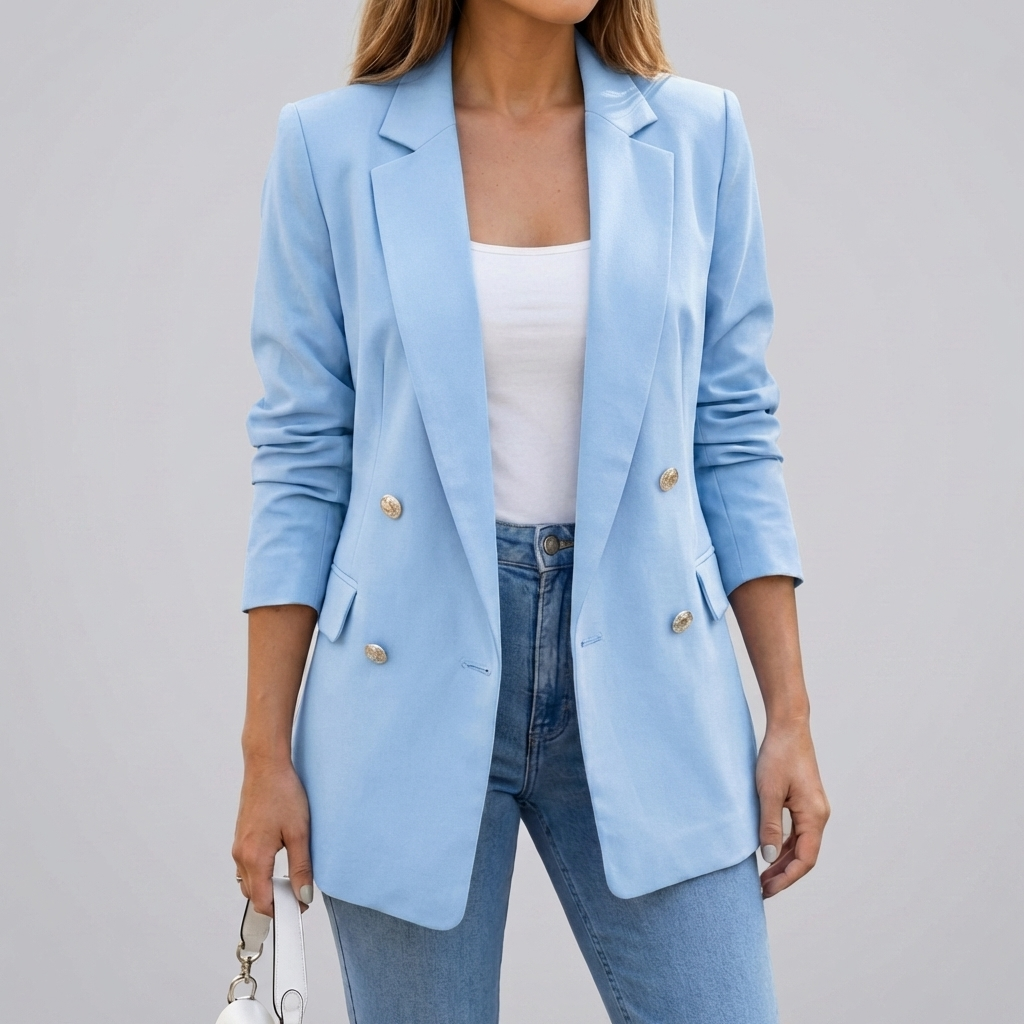 Muotitettu Kaksoisnapitus Blazer Naisille