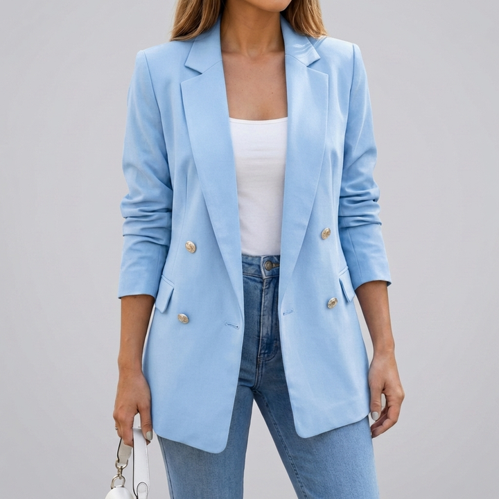 Muotitettu Kaksoisnapitus Blazer Naisille