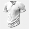 Slim-Fit Henley T-Paita Miehille Nappisuljenta