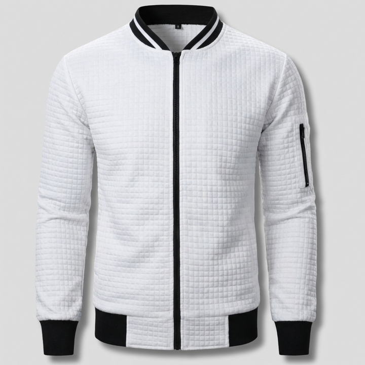 Mukava ja Lämmin Miesten Zip-Up Neule