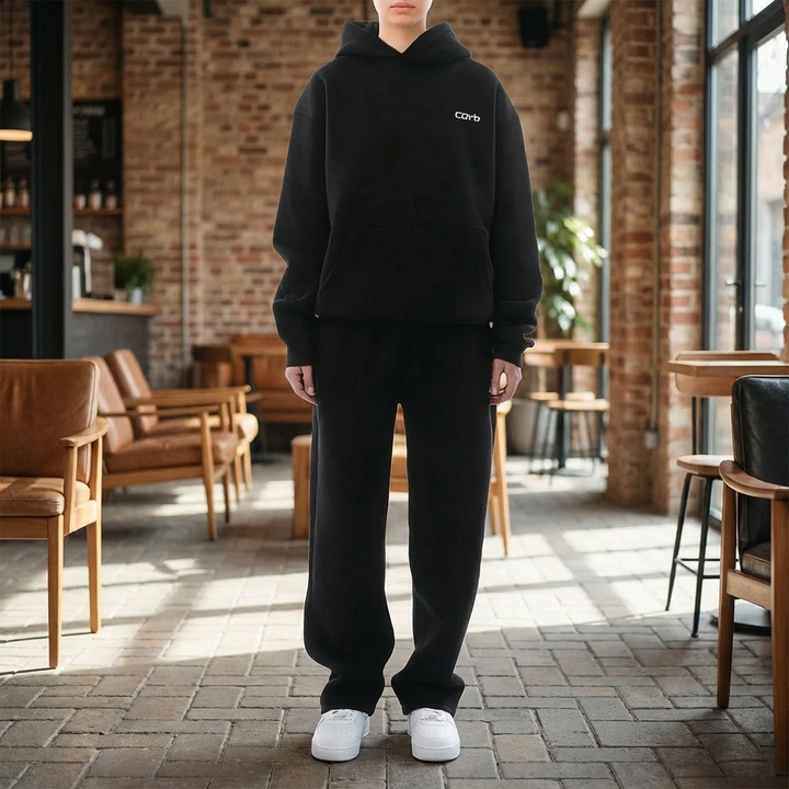Unisex Yhteensopiva Huppari Ja Housut Setti