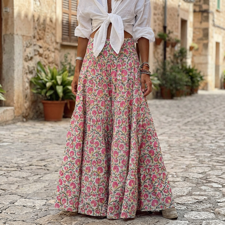 Boheemi Maxi Hame Printilla Naisille