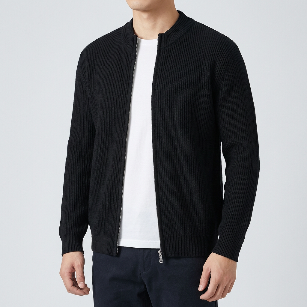 Lämmin ja Tyylikäs Neule Cardigan Miehille