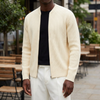Rentokäyttöinen vetoketjuneulecardigan miehille
