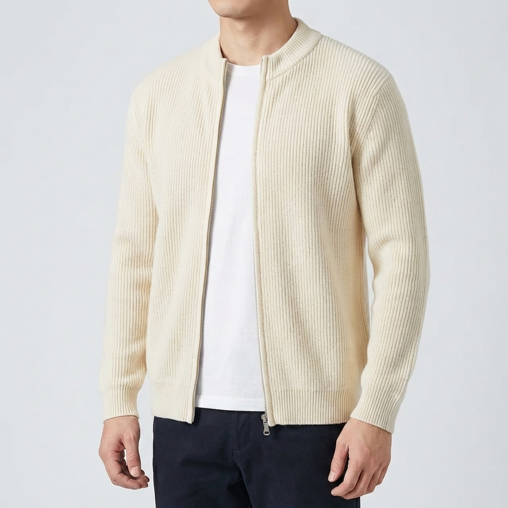 Lämmin ja Tyylikäs Neule Cardigan Miehille