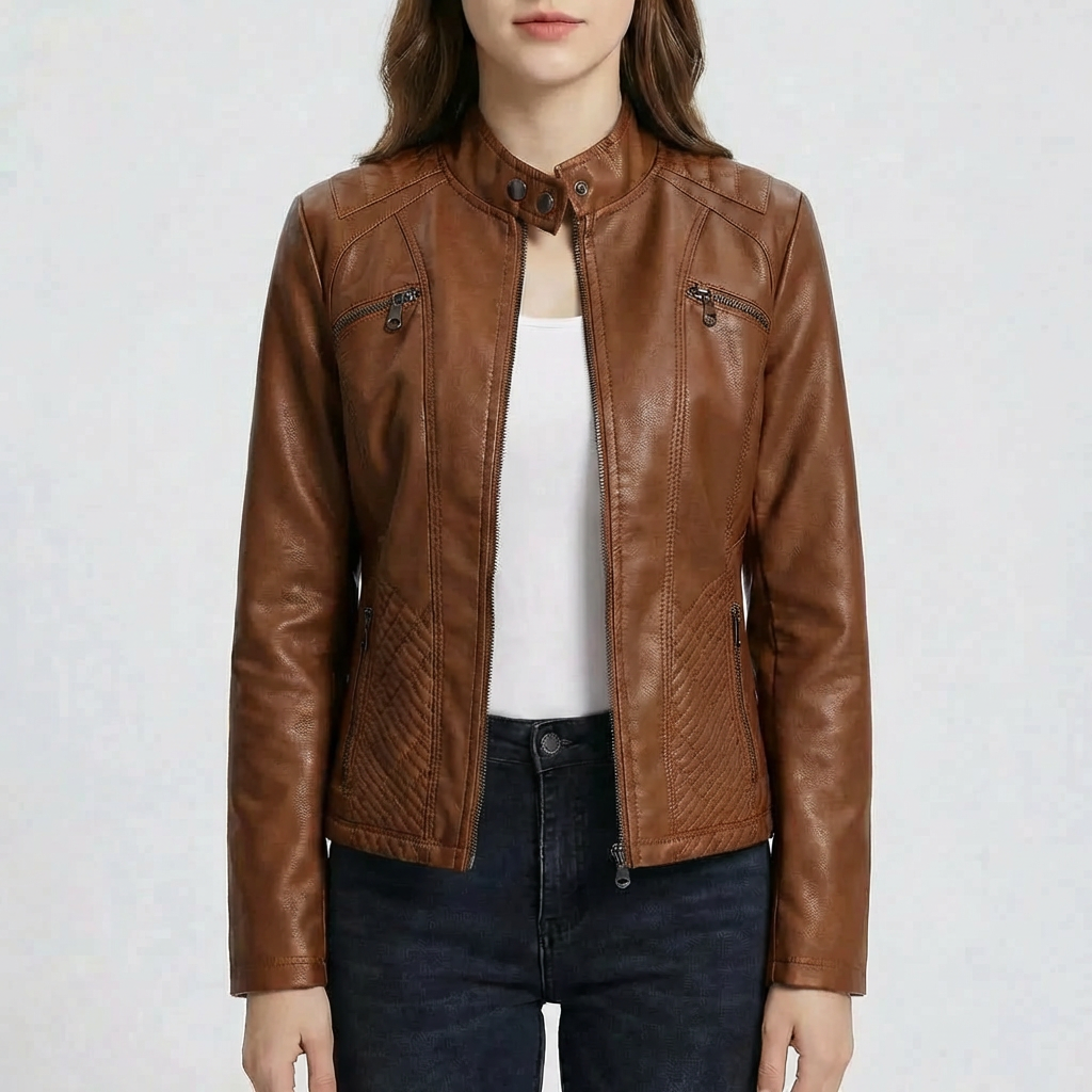 Slim-Fit Moto Takki Naisille