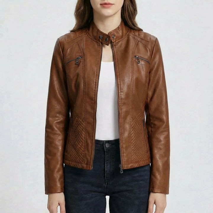Slim-Fit Moto Takki Naisille