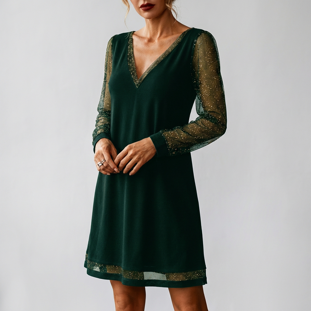 Elegantti ajaton mekko kestävässä luksuksessa