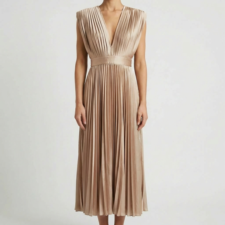Hihaton Pleated Midi Mekko