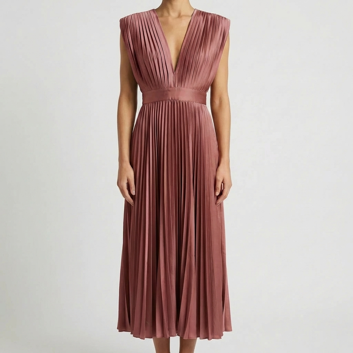 Hihaton Pleated Midi Mekko