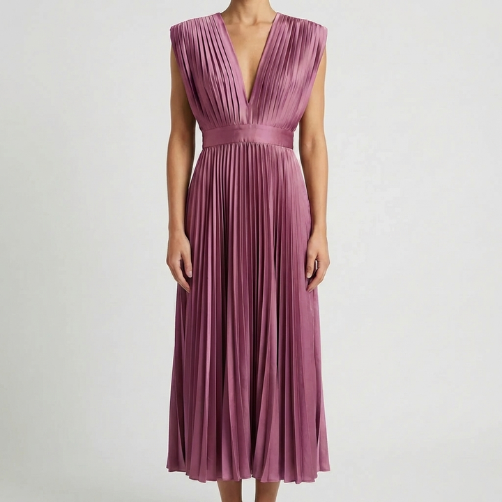 Hihaton Pleated Midi Mekko