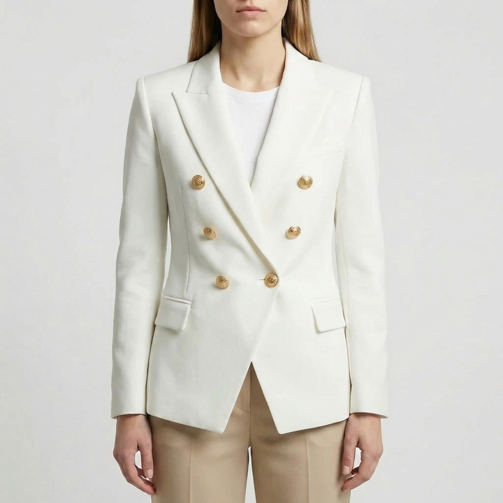 Vintage-tyylinen rakenteellinen naisten blazer
