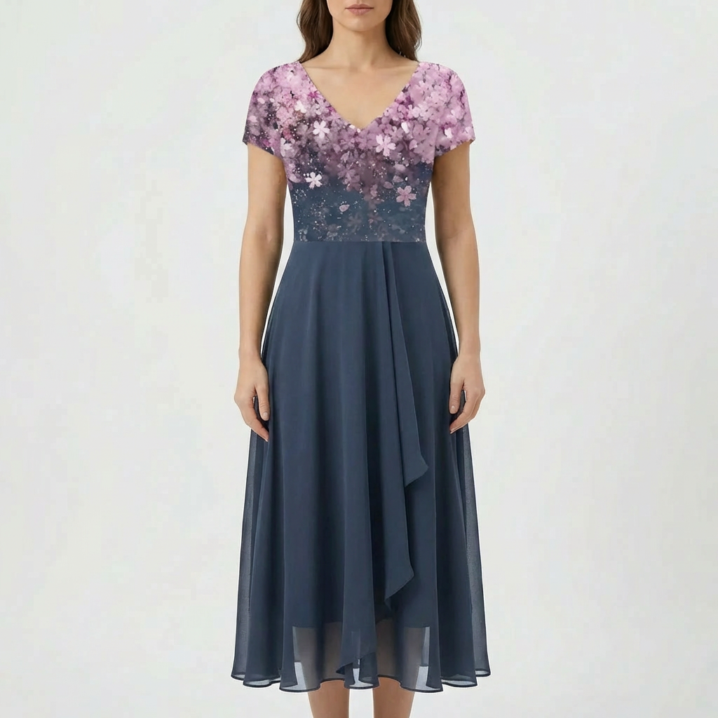 Kimalle Bodice Midi Mekko