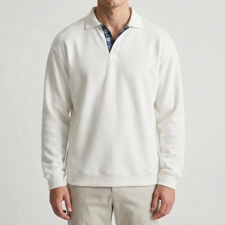 Pitkähiha kauluspaita pullover