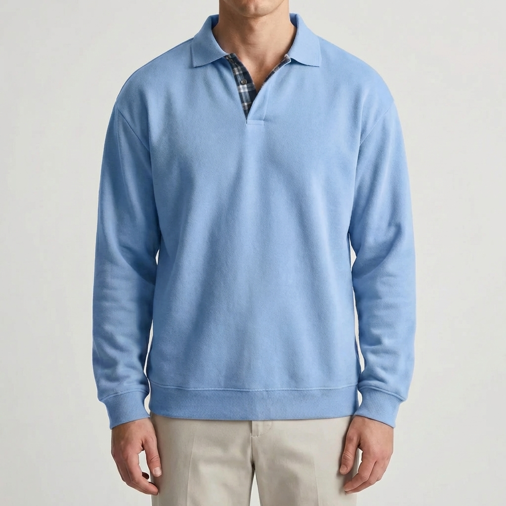 Pitkähiha kauluspaita pullover