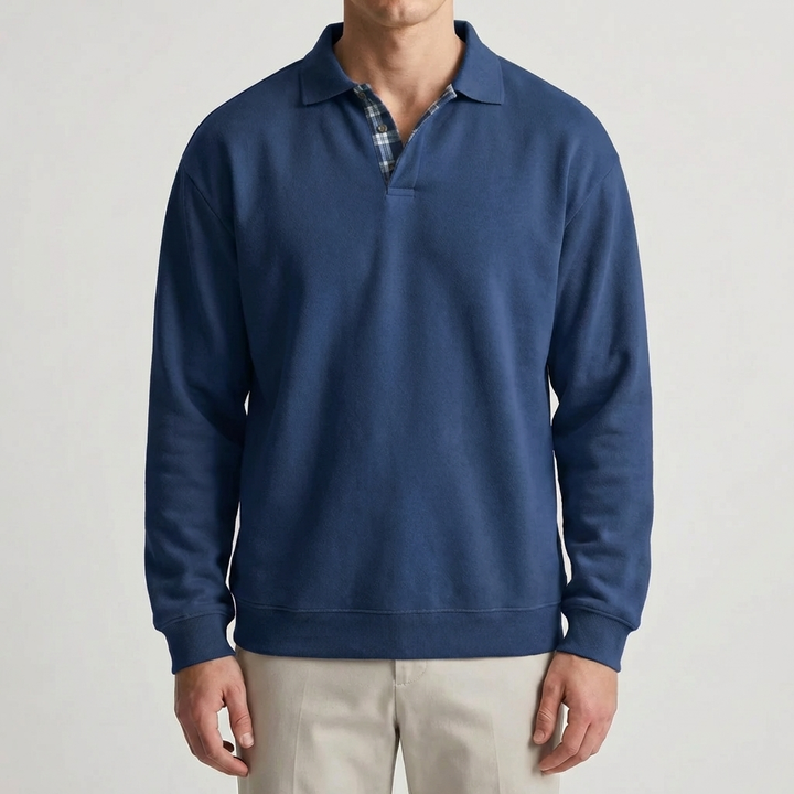 Pitkähiha kauluspaita pullover