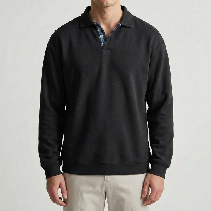 Pitkähiha kauluspaita pullover