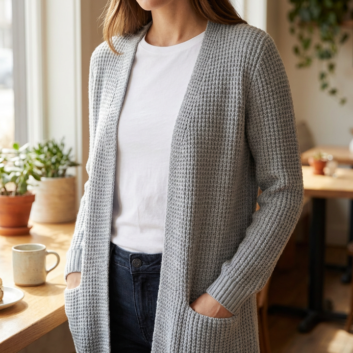 Pitkähihainen Cardigan Naisille