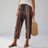 Naisten Loose Fitting Printatut Housut