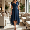 Elegantti Ajaton Shiffon Ilta Mekko Naisille