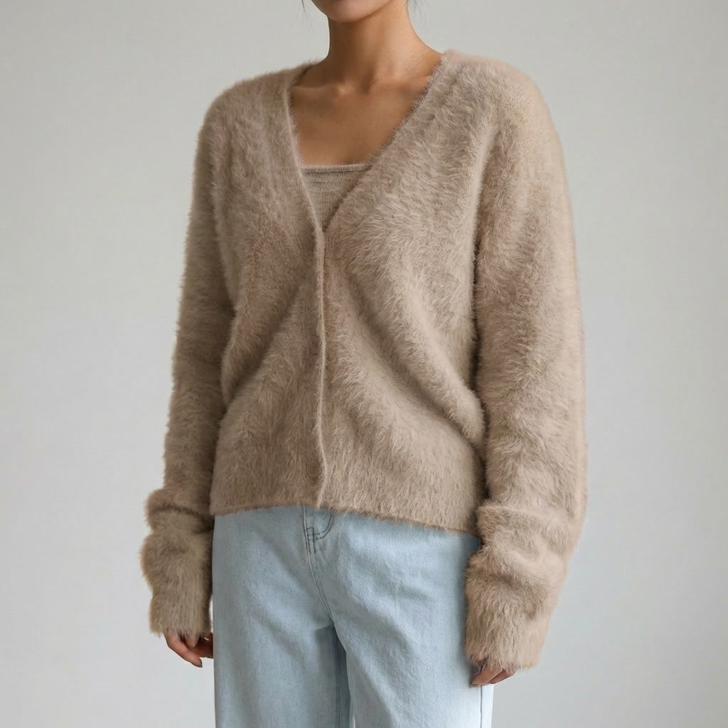 Luksusneulecardigan naisille
