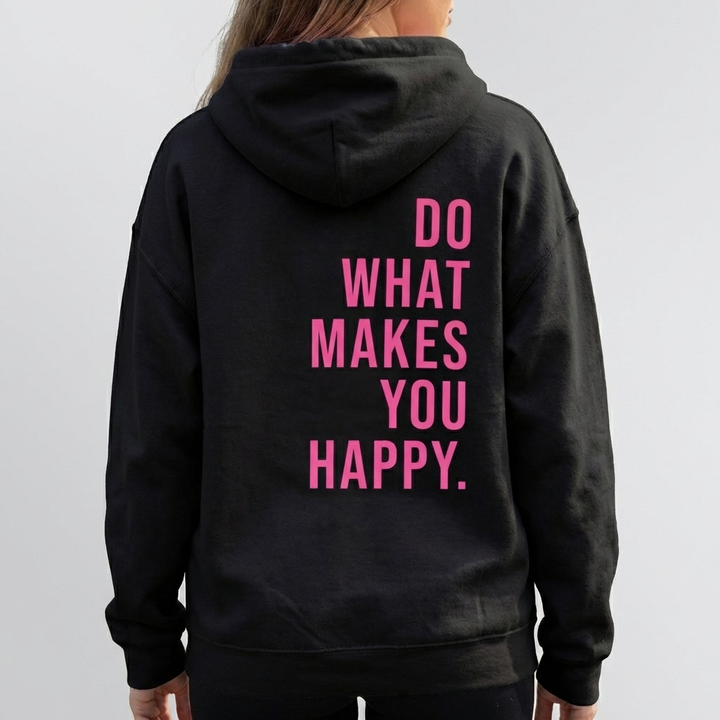 Unisex Onnellinen Huppari Naisille