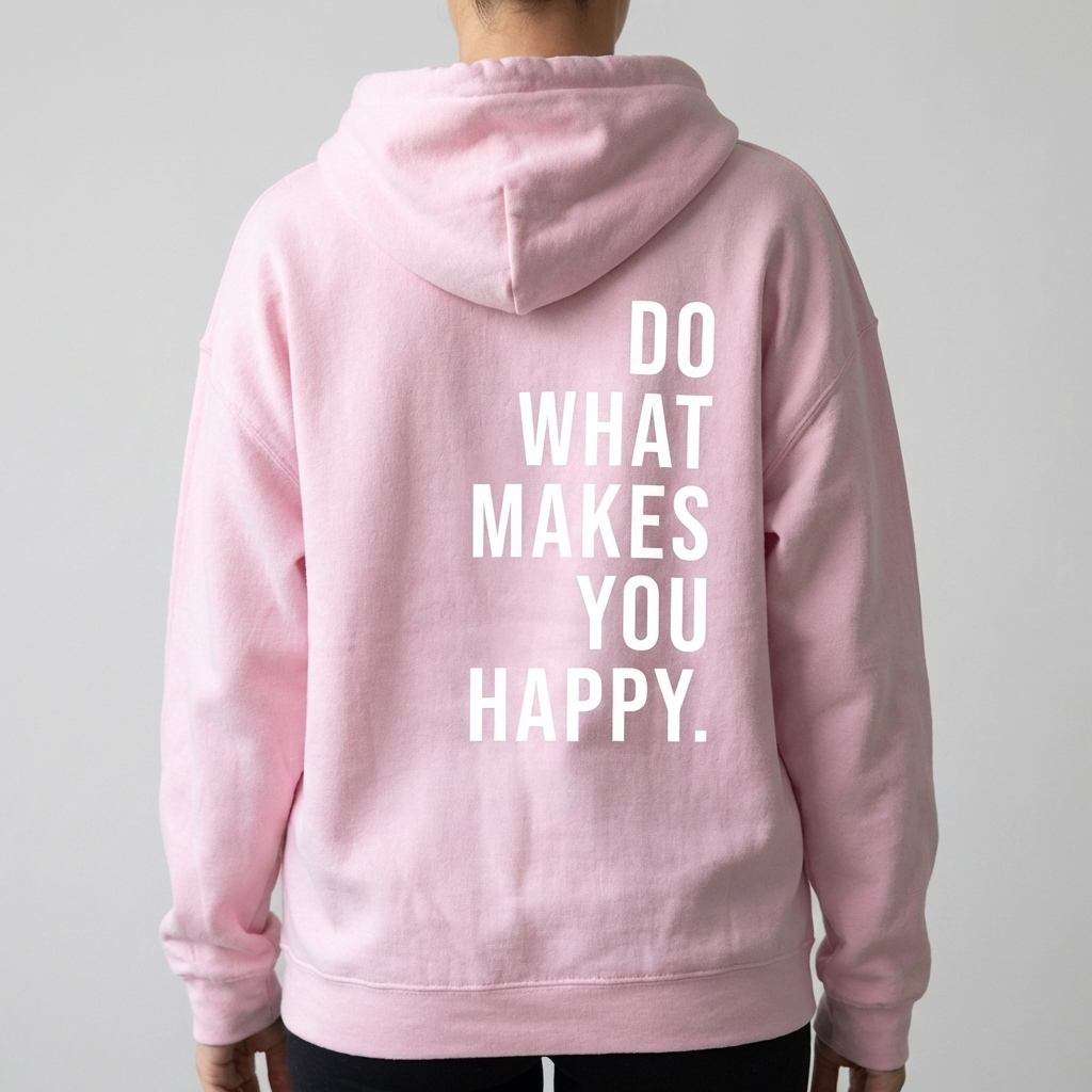 Unisex Onnellinen Huppari Naisille