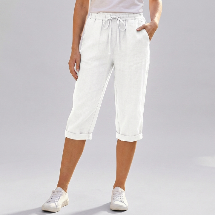 Naisten Puuvilla-Linssi Harem Polvenpituus Shortsit