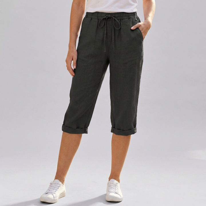 Naisten Puuvilla-Linssi Harem Polvenpituus Shortsit