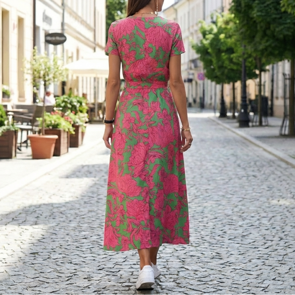 Naisten Split Hem LaceUp Mekko