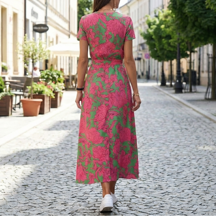 Naisten Split Hem LaceUp Mekko