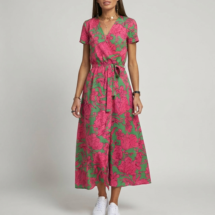 Naisten Split Hem LaceUp Mekko
