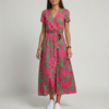 Naisten Split Hem LaceUp Mekko