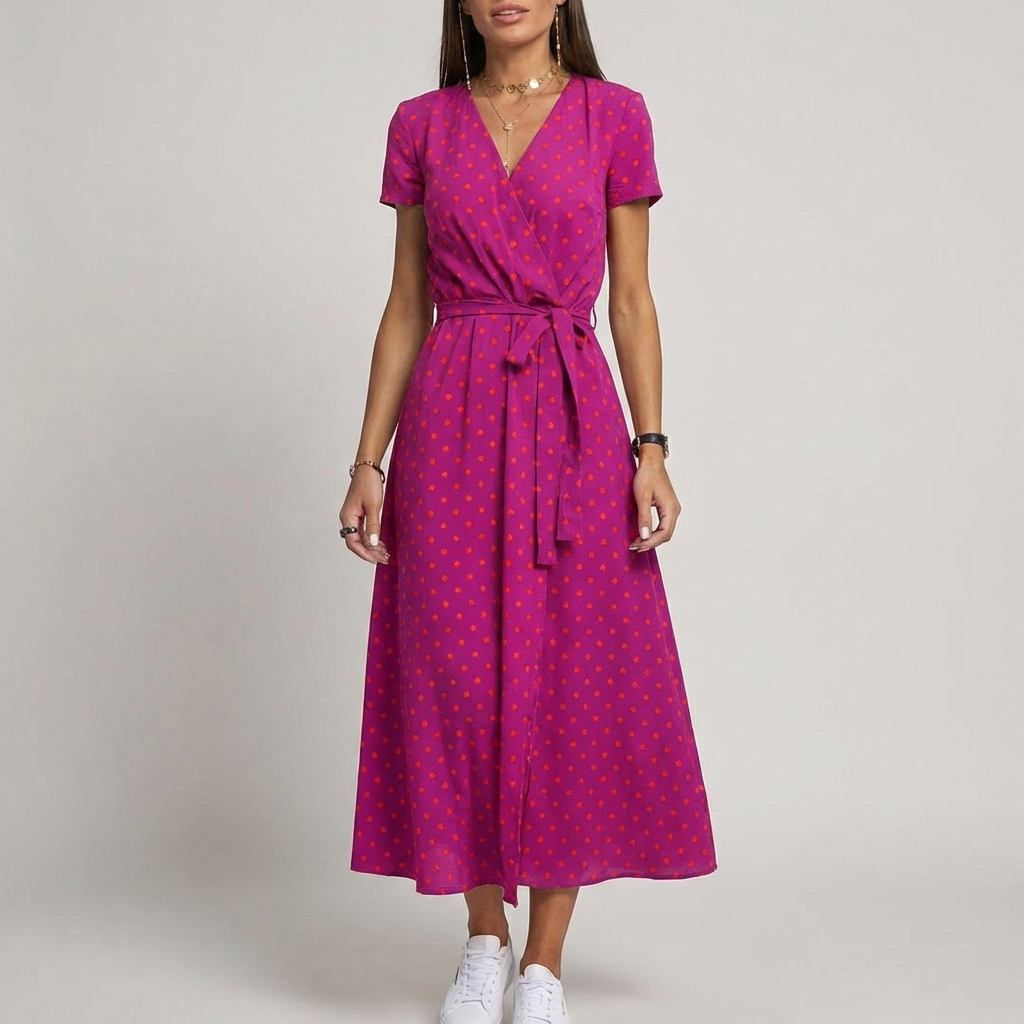 Naisten Split Hem LaceUp Mekko