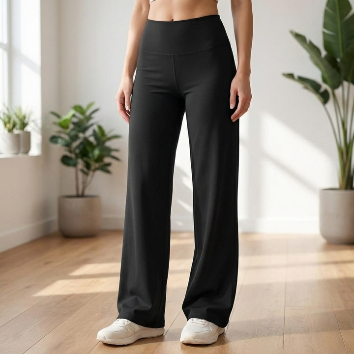 Korkeavyötäröiset Venyvät Yoga-housut Naisille