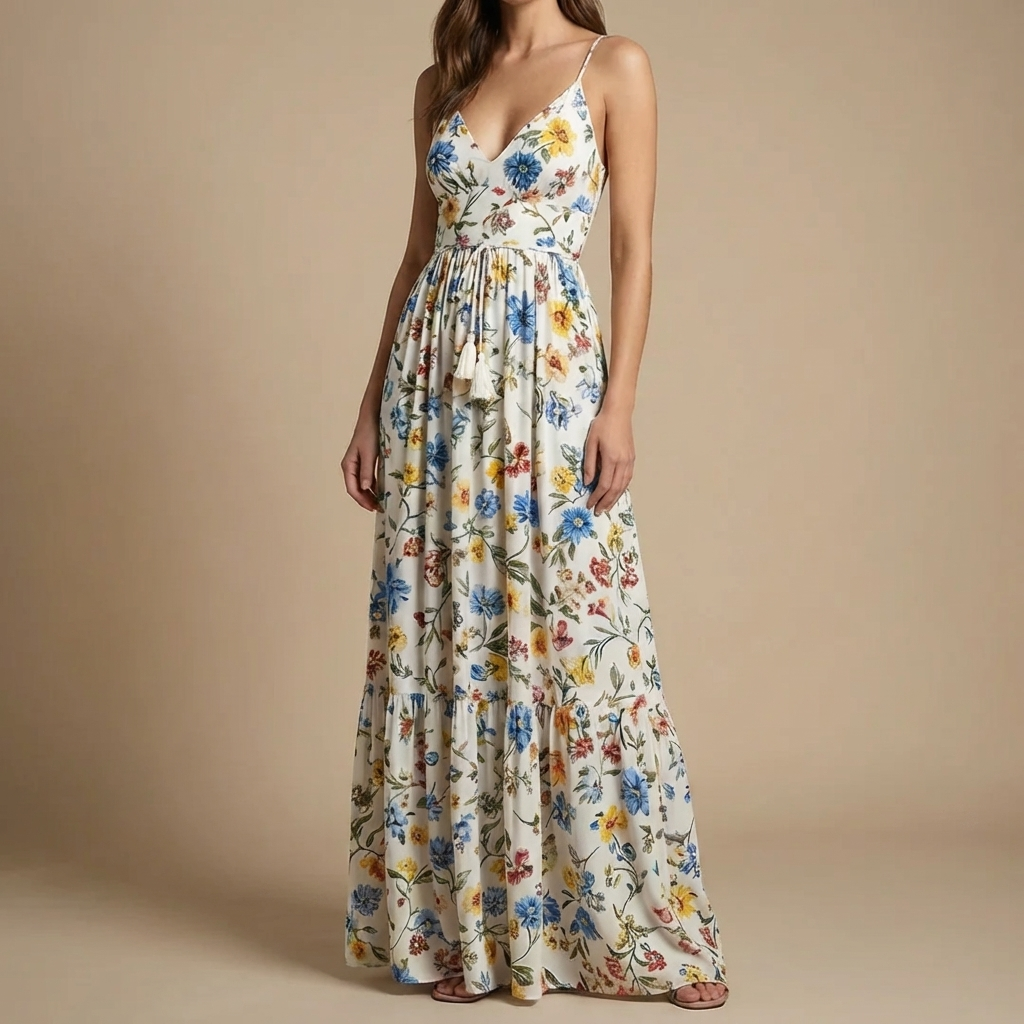 Kukkakuosi Boho Maksimekko