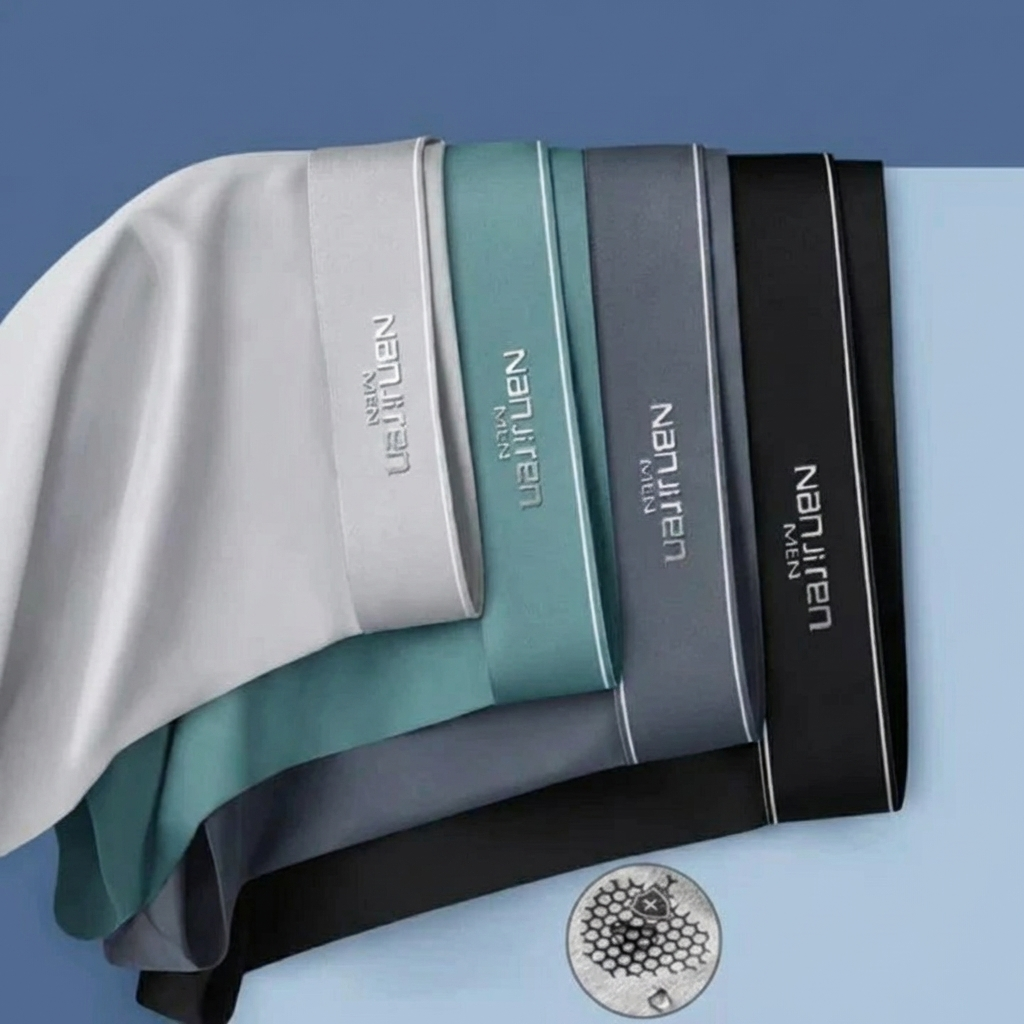 4-Pack Hengittävät Boxerit Miehille