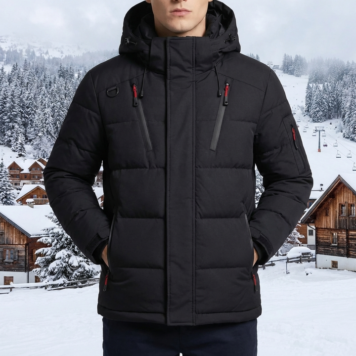 Eristetty Huppuparka Miehille