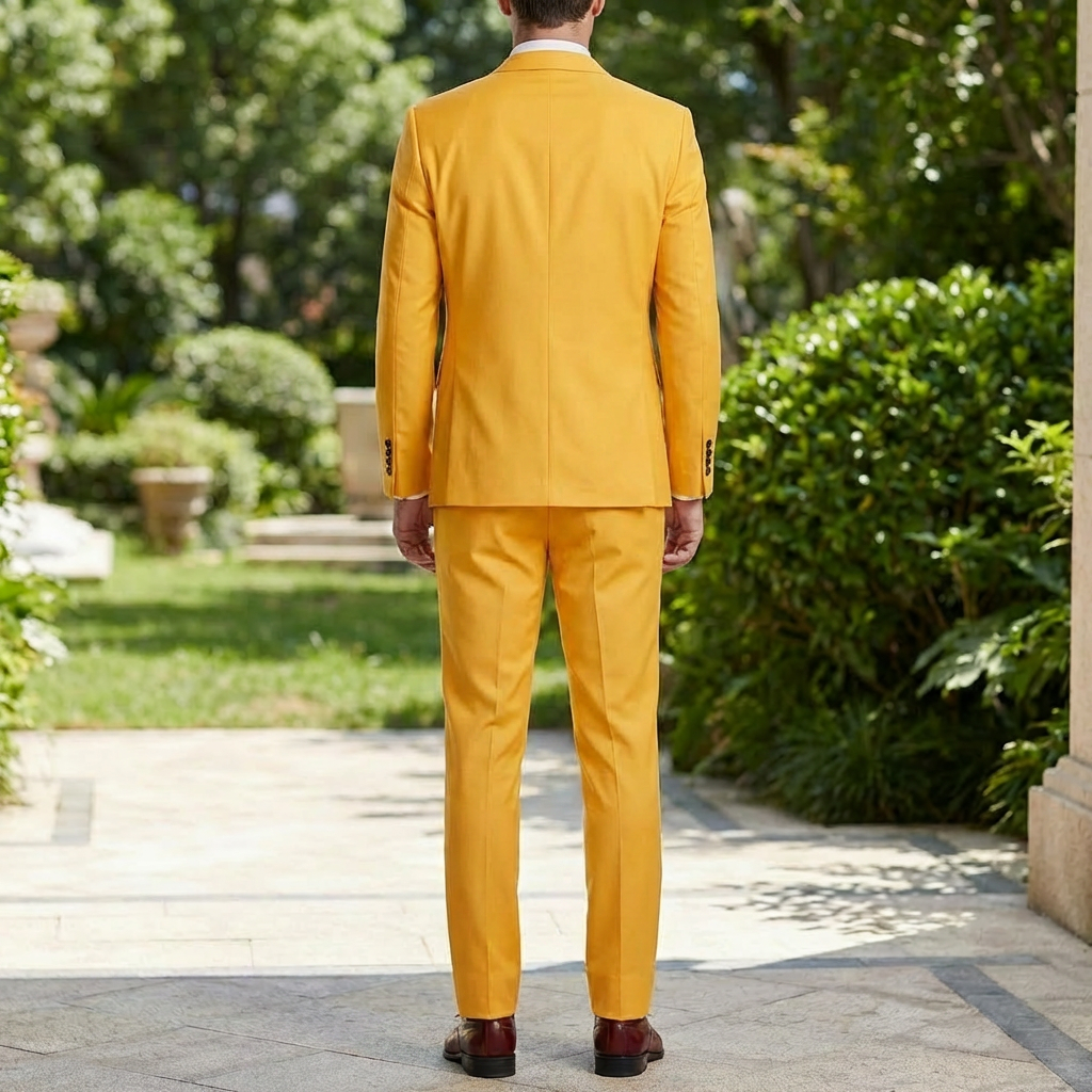 Ylellinen 3-osainen Slim Fit Puku Miehille