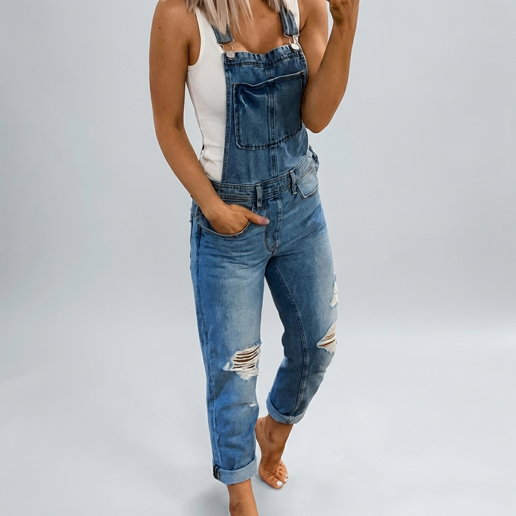 Denim-haalarit naisille
