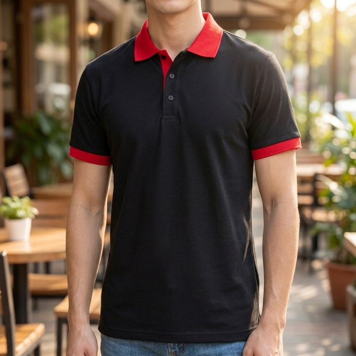 Ajaton polo paita miehille premium-mukavuudella