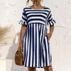 Elegantti Maxi Mekko Pitkillä Hihoilla