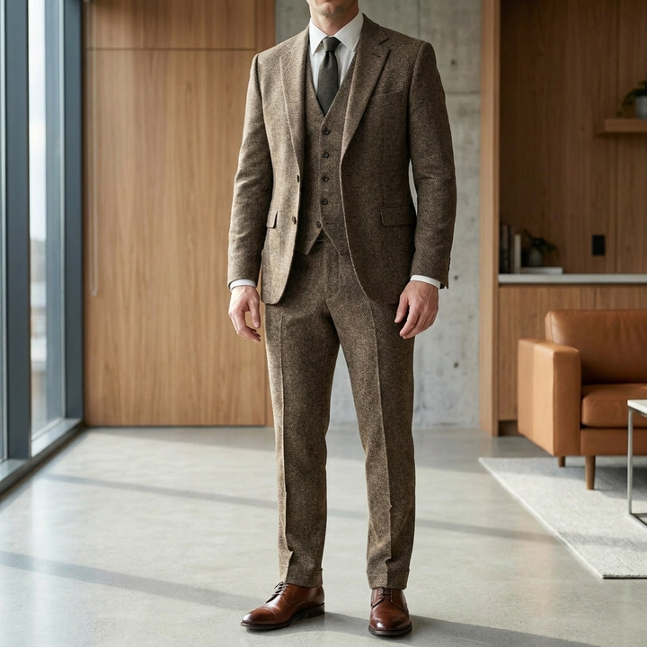 Slim-Fit Kolme-Osainen Virallinen Puku