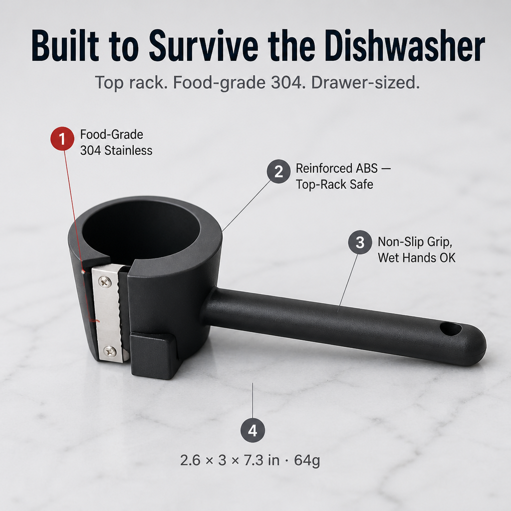 Ruusumuotoilija vihanneksille – ruostumattomasta teräksestä valmistettu porkkanankuorija & koristeluveitsi