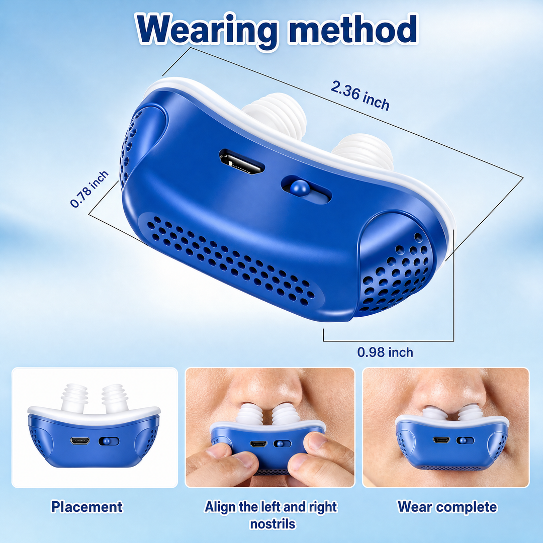 Mikro-CPAP-laite kuorsaukseen ja uniapneaan