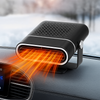 Autolämmitin ja tuulilasin sulatin | 12 V USB kannettava | Musta